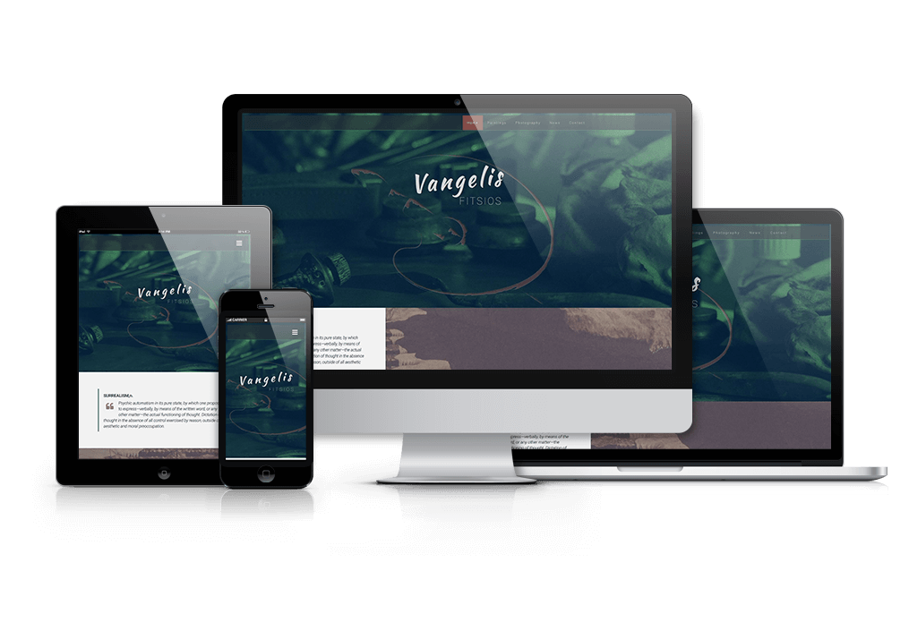 responsive website design vangelis